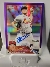 2023 Topps Chrome Update Series - Autographs Zack Thompson #RA-ZT Purple...