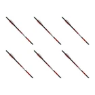 Killer Instinct HYPR V 20 Inch Crossbow Bolts 3 Inch Vanes 6 Pack (Black)