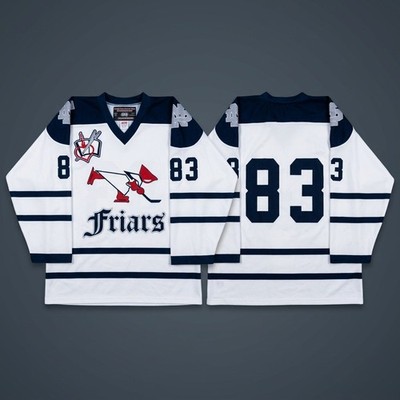 St. Anthony's Friars Hockey Jersey Size Large Ace Mens NY High School #83 White