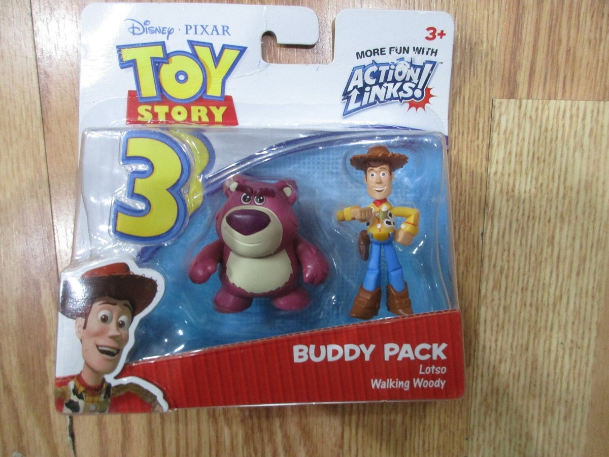 Disney Pixar Toy Story Buddy Pack Lotso Walking Woody New Ages 3+