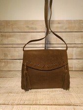 sac vintage yves saint laurent rive gauche daim kaki