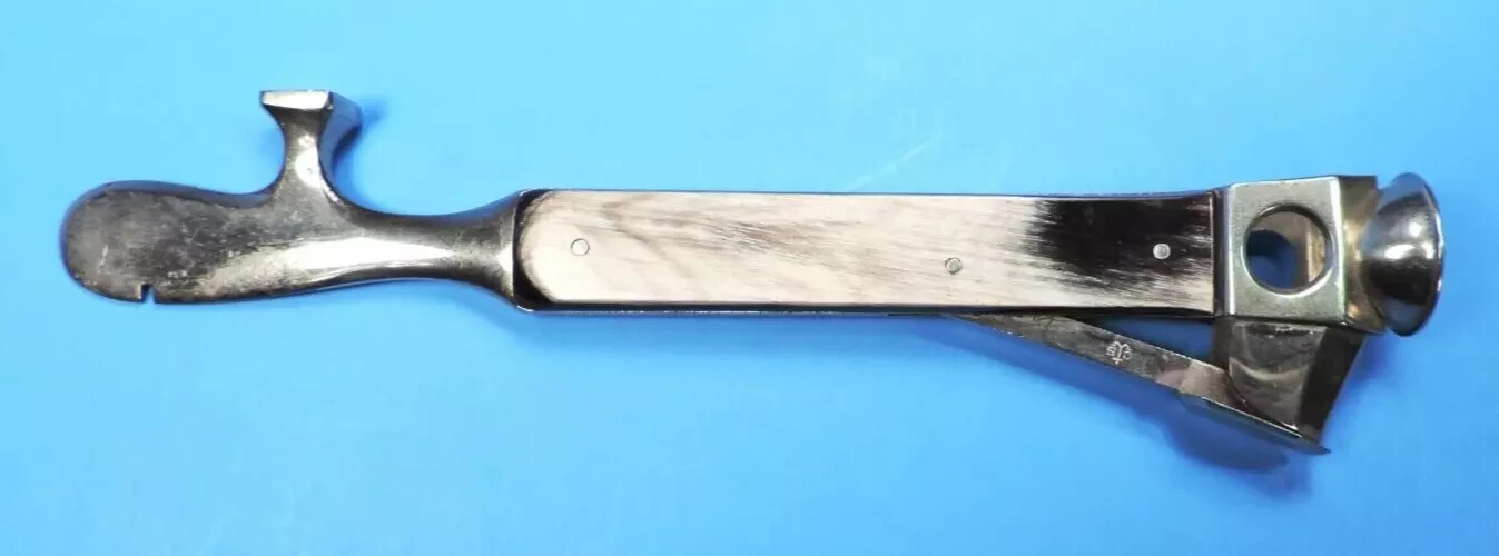 antique BUFFALO HANDLED HANDLE CIGAR CUTTER & BOX OPENER   *(XLNT)