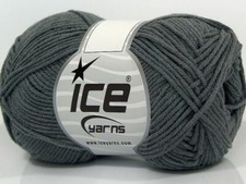 8-Skein Lot Lorena Bamboo Yarn fine summer 8x50g Grey