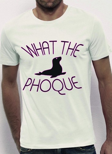 T-shirt HOMME WHAT THE PHOQUE - Picture 2 of 3