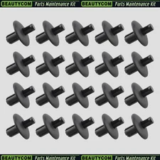 20pcs Plastic Rivet Mudguard Bumper Push-Type Fastener Clip for Audi 4D0-807-300