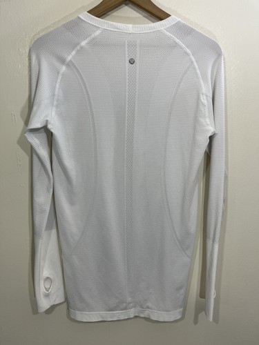 Lululemon Womens Tech Swiftly Long Sleeve Athleisure Training Run Top 10 Pink - 第 2/13 張圖片