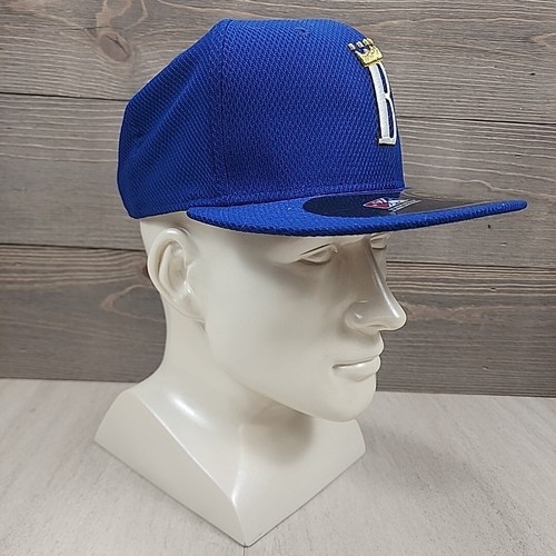 Burlington Royals Diamonds Hat Cap New Era Fitted Size 7 1/4 MiLB Baseball - Picture 2 of 18