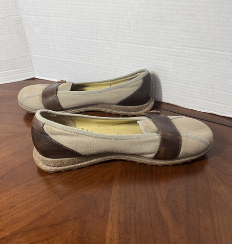 Womens North face casual shoes flats loafers boats 9 slip on leather canvas - Picture 4 of 9