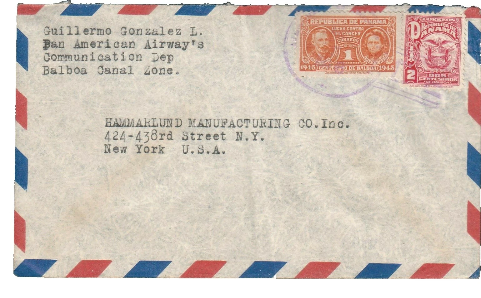 La comunicación sellos de Panamá