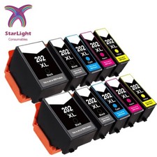 Ink Cartridge For Use in Epson XP-6000 XP-6005 XP-6100  XP-6105 202XL LOT