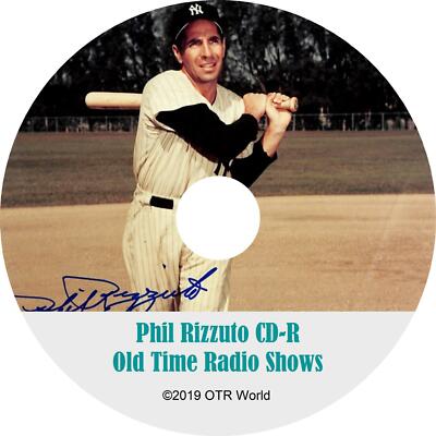 Phil Rizzuto Sports Caravan OTR Old Time Radio Shows MP3 On CD 3 Episodes