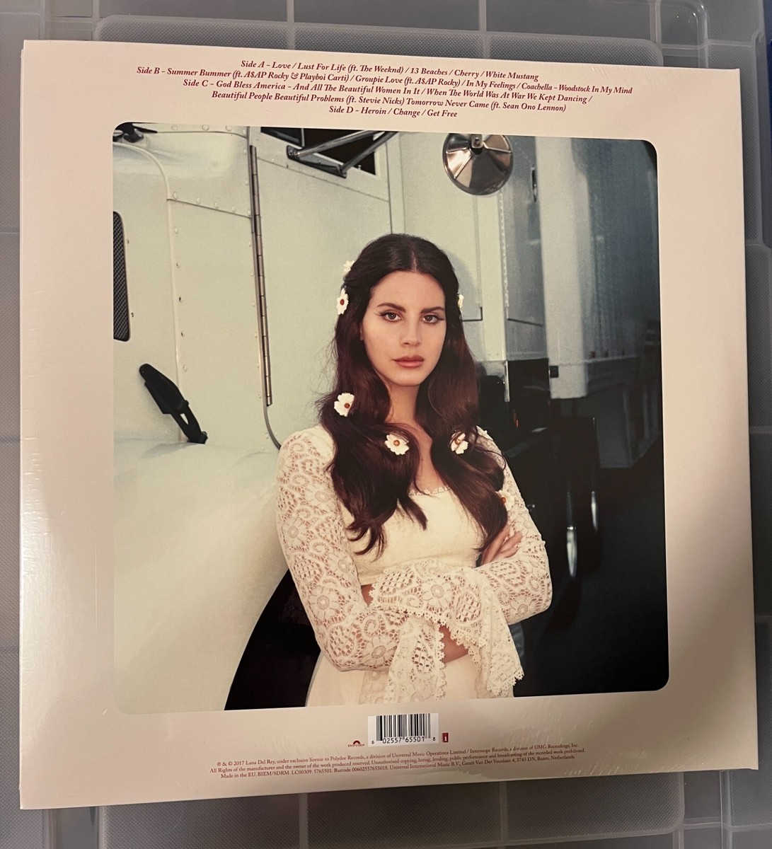 Lana Del Rey - Lust For Life Vinyl 2LP Album - Coke Bottle Clear