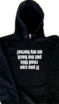 Put me back on my horse Lustiger Hoodie Sweatshirt