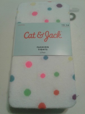 Cat \u0026 Jack Girls Fashion Tights White 