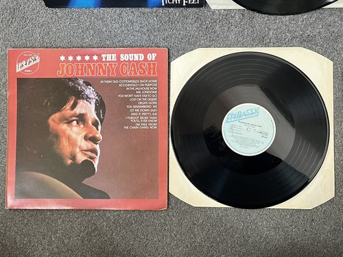 x4 JOHNNY CASH LP RECORDS+ITCHY FEET+ROUGH CUT+IN LOVE+SOUND OF EX!!!! - Picture 4 of 11
