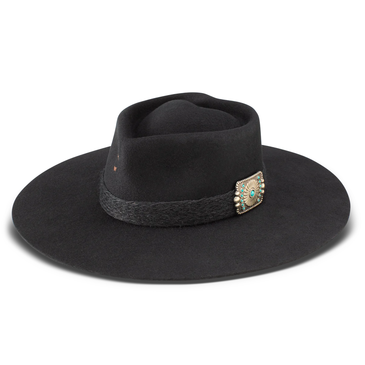 Charlie 1 Horse Fling Black Wool Hat CWFLIN-064007 | eBay