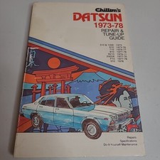 Datsun 1973-1978 510 610 710 810 B210 200sx F10 510 Chiltons Vtg Repair Manual Datsun 1973-1978 510 610 710 810 B210 200sx F10 510 Chiltons Vtg Repair Manual