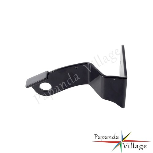 Black Left Side Mount License Plate Holder Iron Bracket For Harley Nightster 975 - Picture 3 of 8