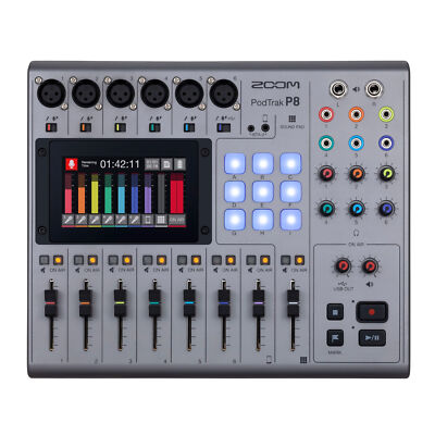 Zoom PodTrak P8 Podcasting Recorder