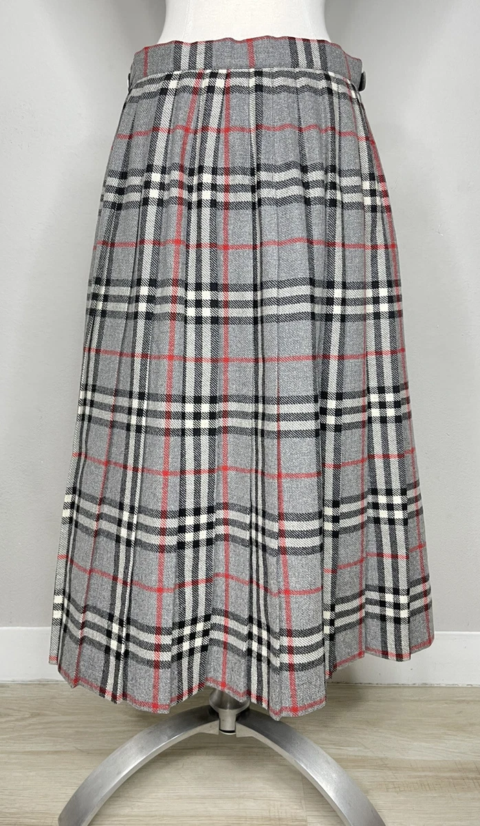 Plaid skirt top size 14