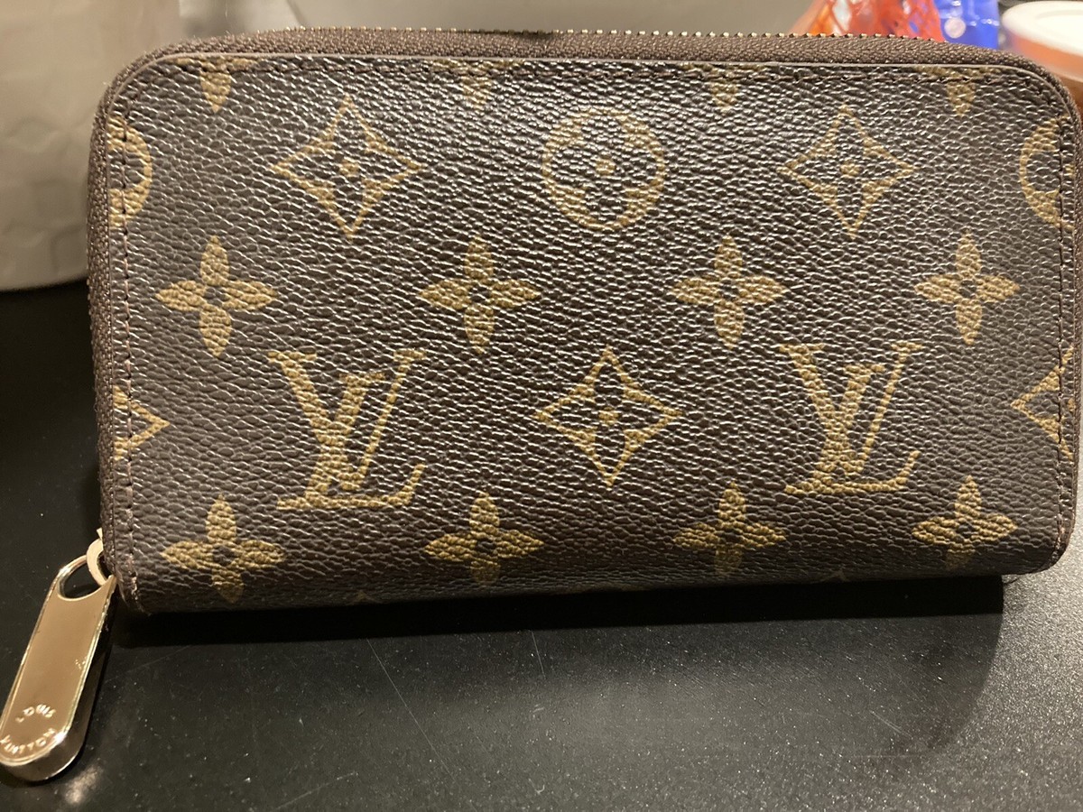 Louis Vuitton Monogram M60017 Zippy Wallet Round Purse