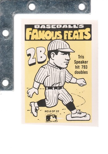 1986 Fleer Baseball's Famous Feats/w Sticker INSERT Pick From List Up To 35%OFF - Picture 25 of 84