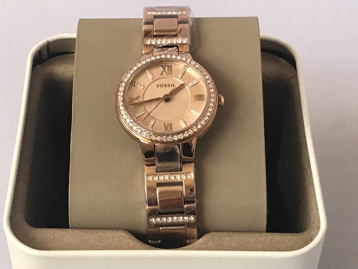 Fossil ES4482 Virginia 30mm Women's Pink Stainless Steel Watch for