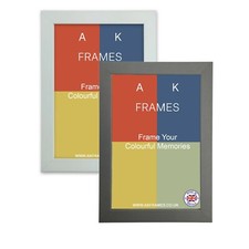 Grey Picture Frames Modern Sleek Poster Photo Frame Home Decor A1 A2 A3 A4 A5 A6