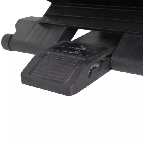 adjustable under-desk footrest height angle tilt anti-slip compact health black image 8