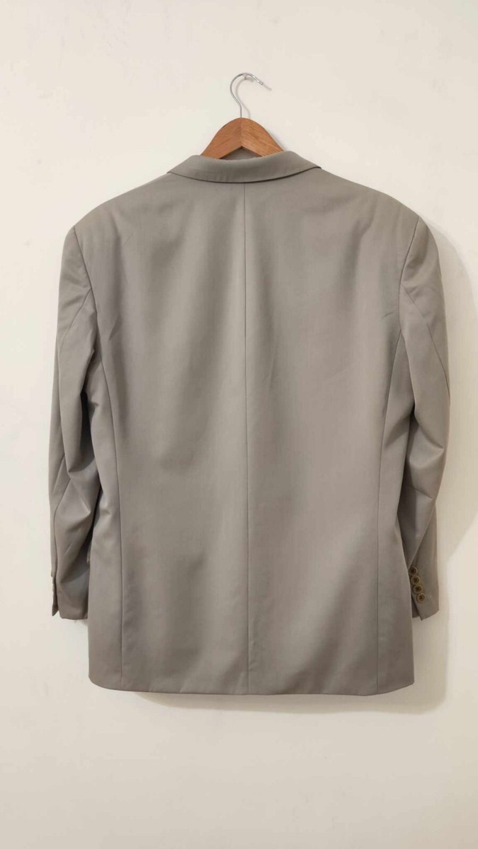 CERRUTI 1881 BOSS HUGO BOSS MEN'S BLAZER SILK WOOL BEIGE SZ 50