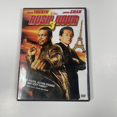 Rush Hour 3 Jackie Chan Chris Tucker DVD (Widescreen and Full-Screen)