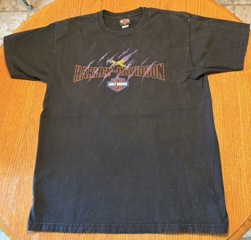 Harley Davidson T Shirt Mens Black XL Lincoln Nebraska Made USA