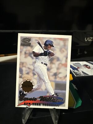 1999 Pacific Paramount Bernie Williams /74 Opening Day Issue #167 Yankees