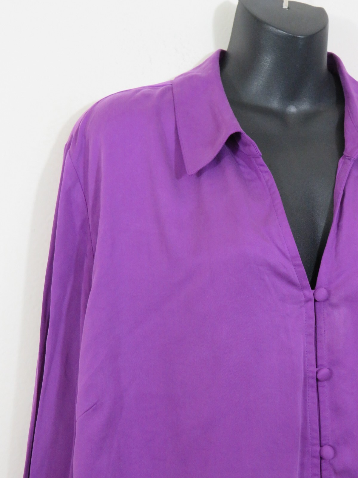 J Jill size 2X Basic Button Down Blouse Long Slee… - image 6