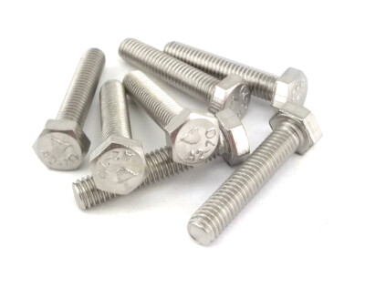 Sechskantschrauben DIN 933 Edelstahl A2 Vollgewinde M10 M12 M14 M16 M20