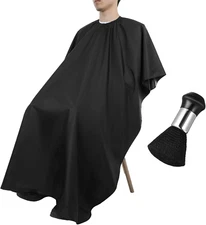 Kit de capa para cortar el pelo, capa de salón, capa de barbero con cuello
