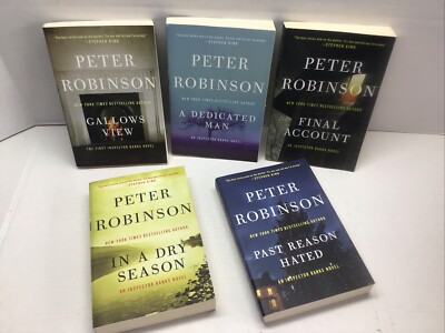 5 x Peter Robinson  Inspector Banks PB # 1 2 5 7 & 10Dinal Account Dry Season