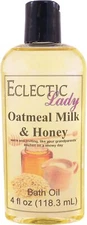 Oatmeal Milk And Honey Bath Oil  - Scented Body Oil - Relaxing & Moisturizing