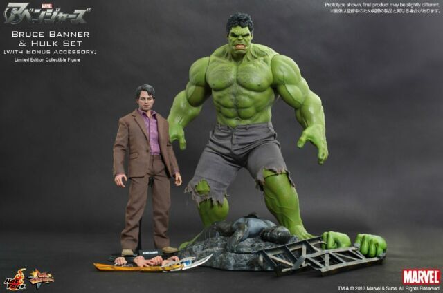 Hot Toys Bruce Banner and The Hulk Action Figure