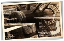 1925-42 Main Wooden Axle Rppc Real Photo Postcard 8th Century Norris Park TN