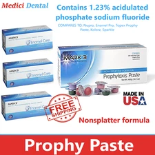 Dental Prophy Paste 1000 Cups Prophylaxis Non Splatter Mark3 All Grits & Flavors