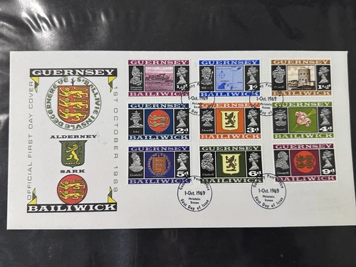 Guernsey BAILIWICK FDC DEFINITIVE ISSUES 1969 2