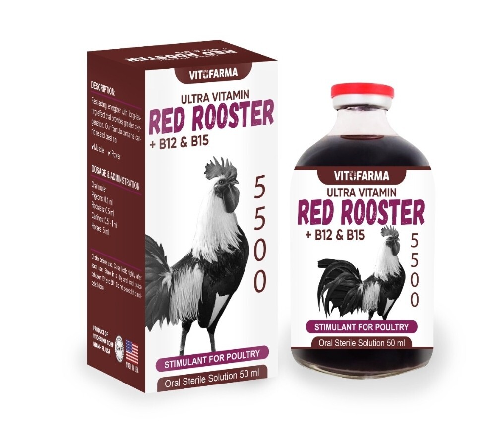 SUPER B12-5500 50ML VITOFARMA REFUERZO PARA GALLO | VITAMINA PARA GALLOS