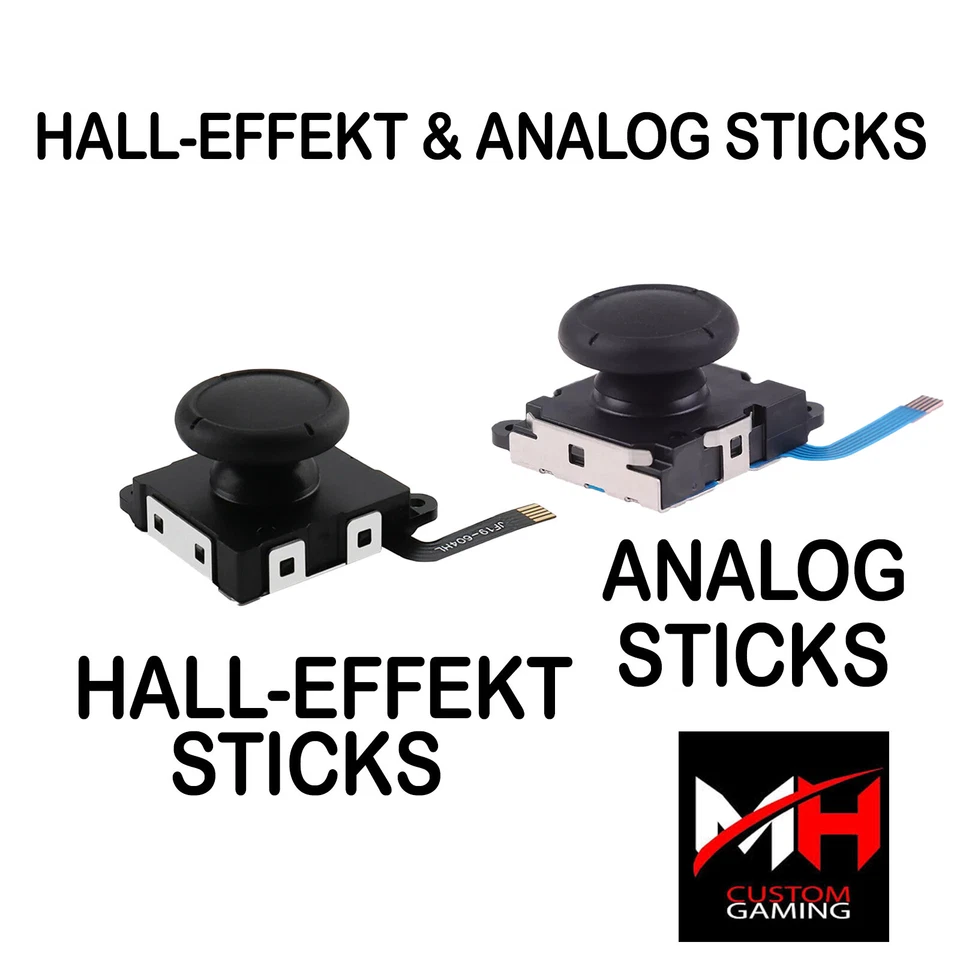 Nintendo Joy Con Hall Effekt / Analog Stick Switch Lite Thumbstick Ersatz Effect