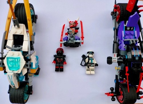 LEGO NINJAGO 70639 Street Race of Snake Jaguar COMPLETO CON ISTRUZIONI