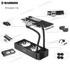 Barrowch Water Cooling Kit 240/360mm Pump-Radiator Combo/Fan/GPU Block/Fittings