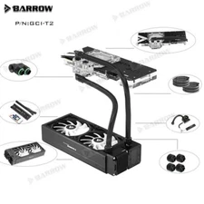 Barrowch Water Cooling Kit 240/360mm Pump-Radiator Combo/Fan/GPU Block/Fittings