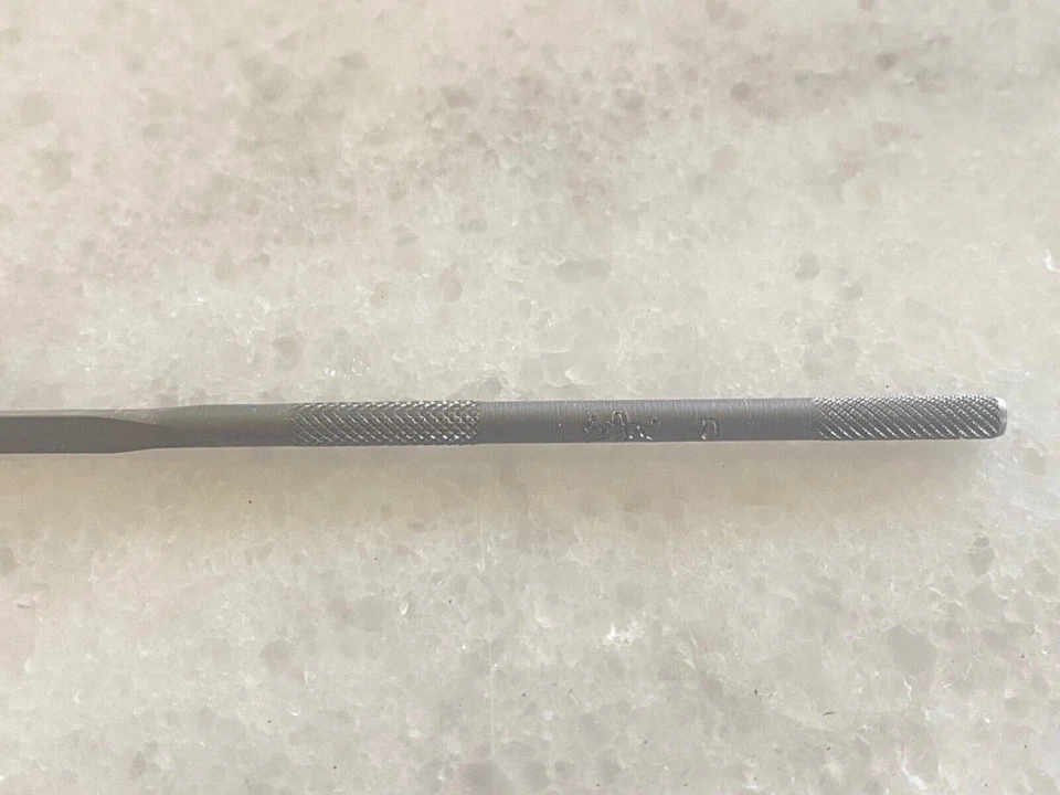 1 new PFERD 5-1/2" Swiss Pattern Needle File, Three Square, Cut 0, EDP# 12008 - Image 3 of 3