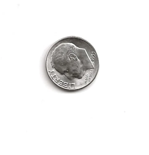 1955-S Roosevelt Dime 90% Silver UNC FROM ORIGINAL ROLL- ONE COIN