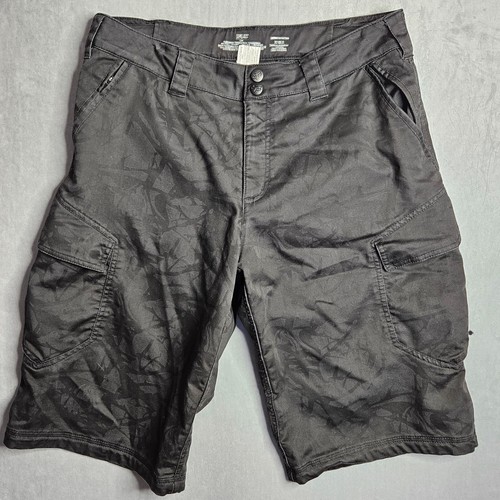 Fox Racing Cargo Shorts Mens 34 Black Camo Baggy BMX Motocross Racing Logo